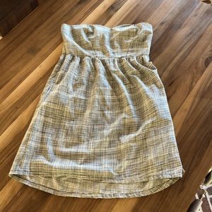 Women’s Roxy Strapless Plaid Dress